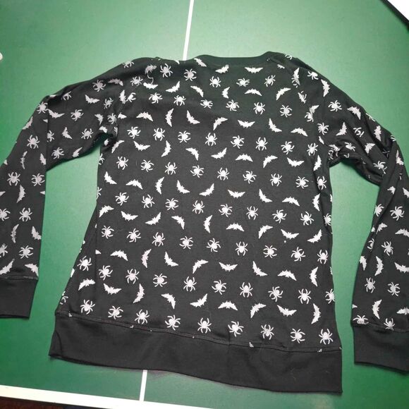 Glow in the Dark Jack-o-lantern Long Sleeve w/ Double Sided Graphics Juniors Med - Picture 3 of 6